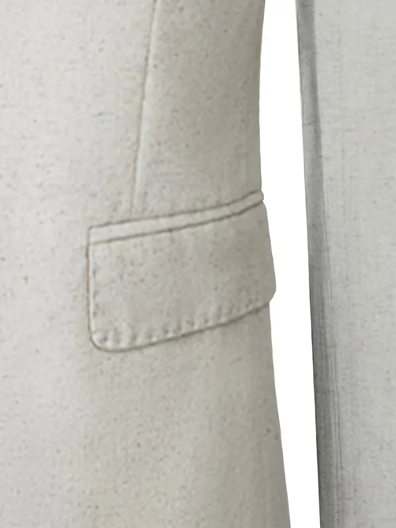 Linnen pak met slim fit