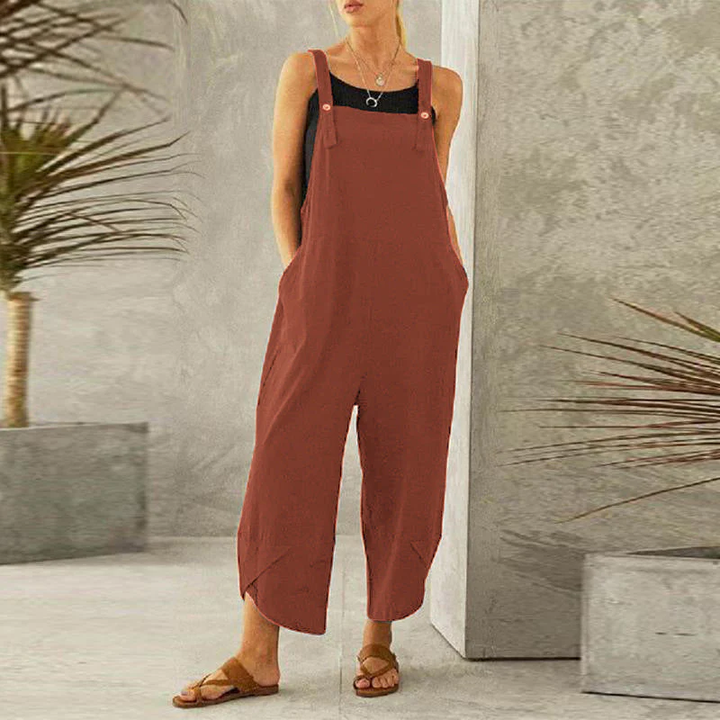 Anneken | Comfortabele Dungaree Dames Jumpsuit