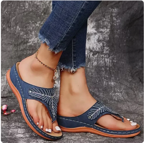 Orthopedische Flip Flop Sandalen Met Comfortzool voor Dames
