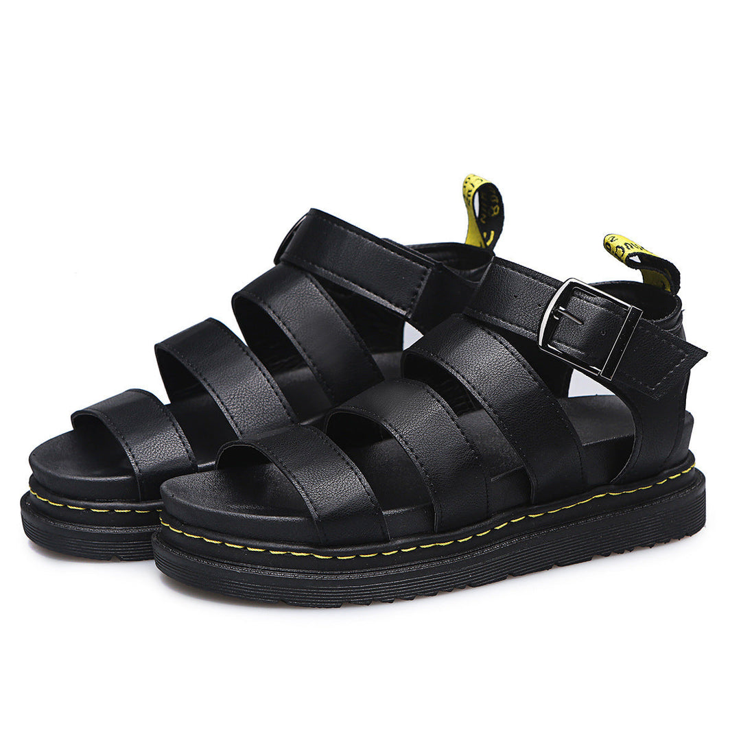 Stoere Dames Sandalen Met Platformzool En Gespsluiting