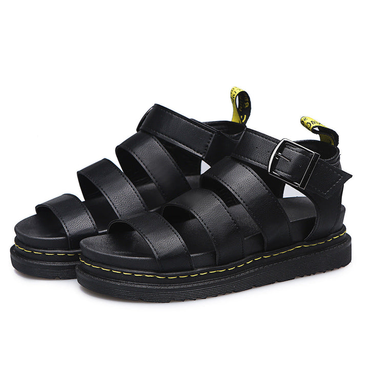 Stoere Dames Sandalen Met Platformzool En Gespsluiting
