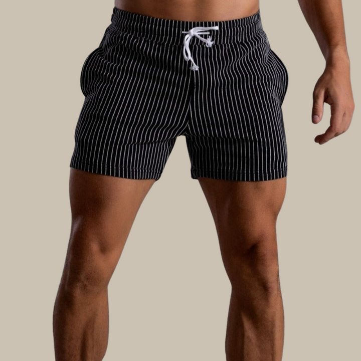 Rib Zwemshort Heren | Polyester | Retro & Sneldrogend