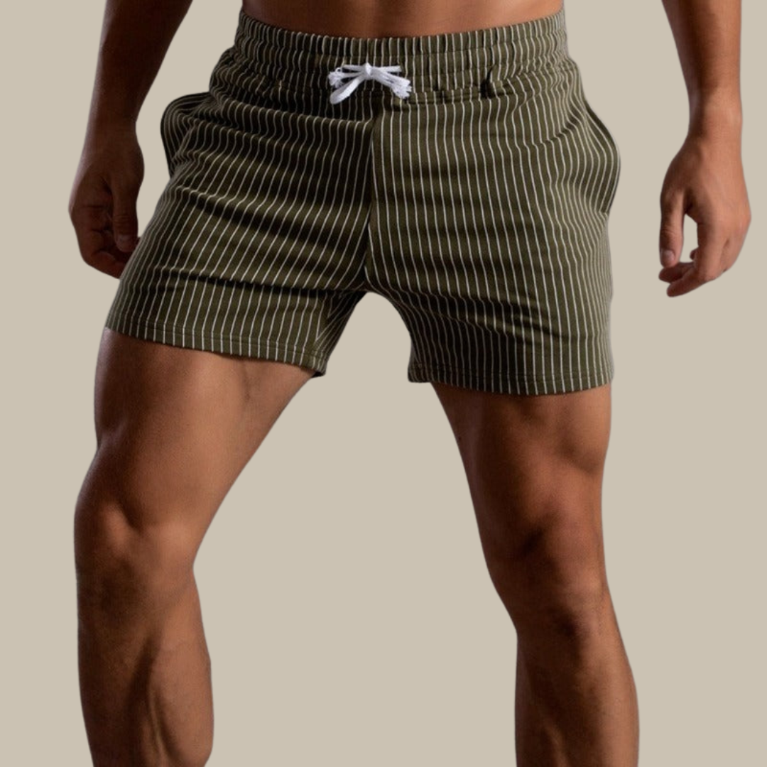 Rib Zwemshort Heren | Polyester | Retro & Sneldrogend