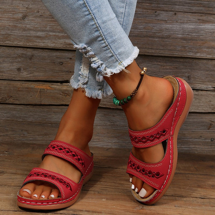 Casual Dames Orthopedische Sandalen Met Ondersteunende Zool