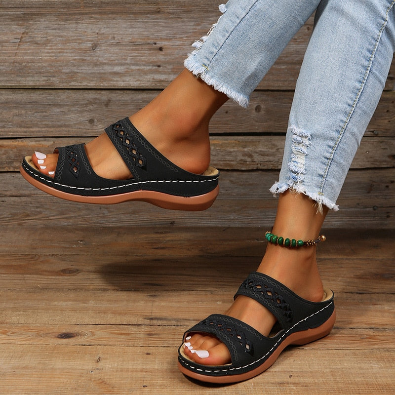 Casual Dames Orthopedische Sandalen Met Ondersteunende Zool