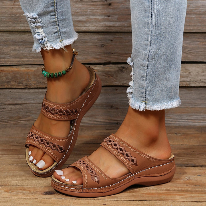 Casual Dames Orthopedische Sandalen Met Ondersteunende Zool