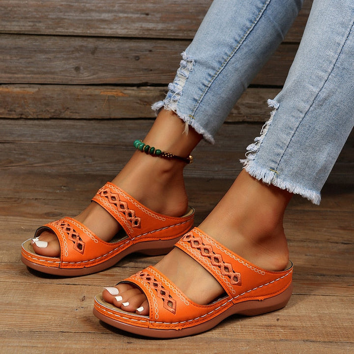 Casual Dames Orthopedische Sandalen Met Ondersteunende Zool