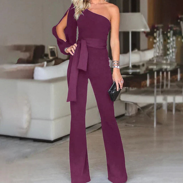 Femke | One-Shoulder Jumpsuit met Elegante Twist