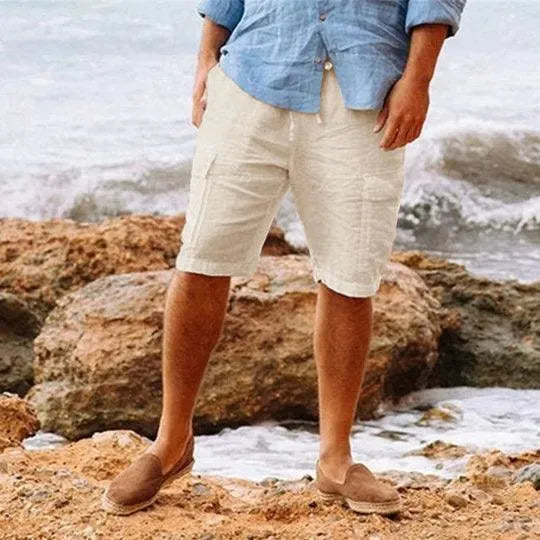 Chester - Linnen shorts voor mannen