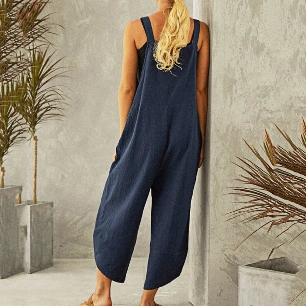 Anneken | Comfortabele Dungaree Dames Jumpsuit