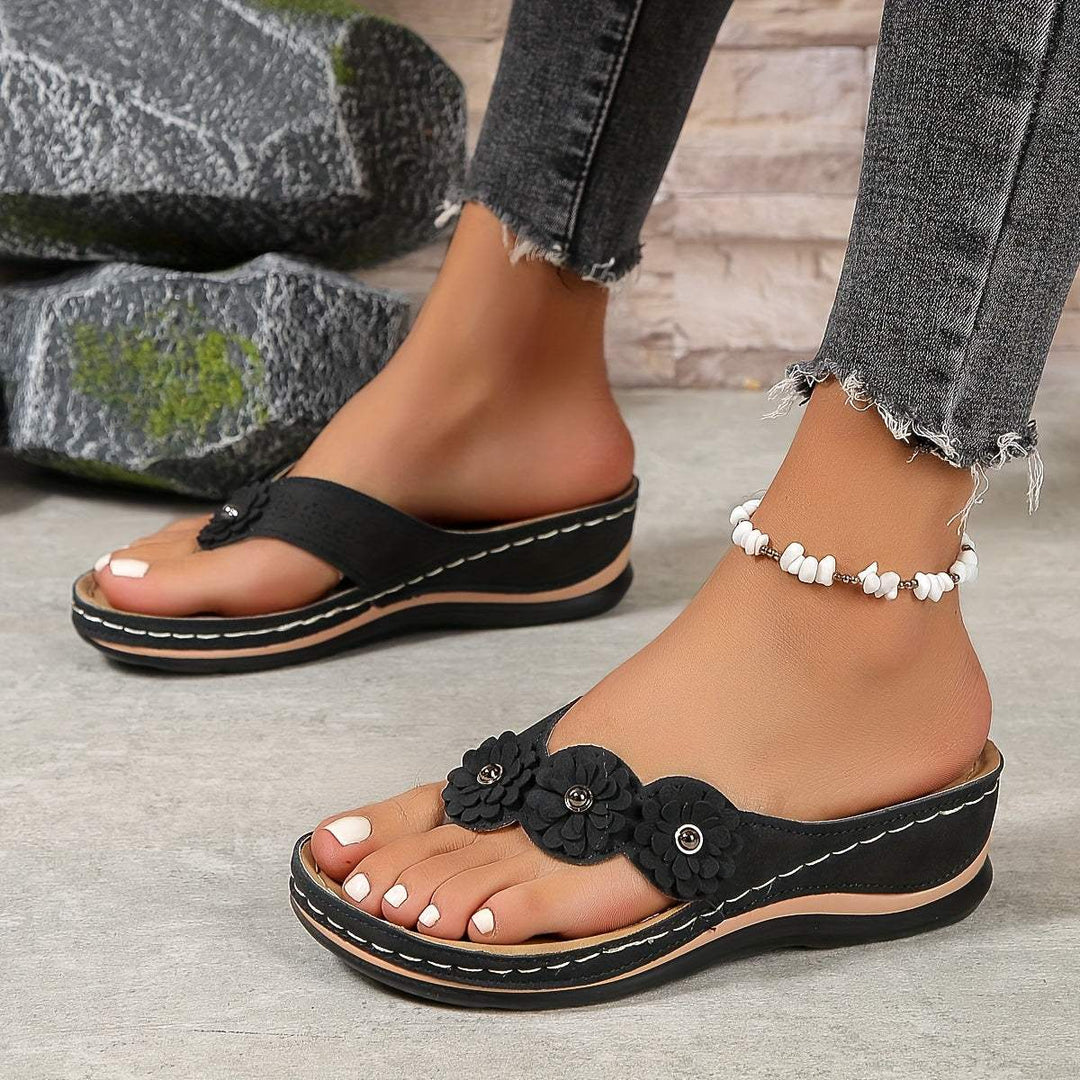 Slippers - Bloemig - Elegant - Zomer Perfect voor Strand en Stadswandelingen