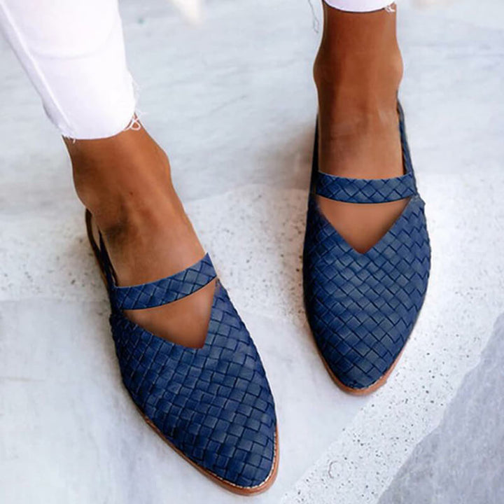 Emmy | Puntige sandalen met lage hak