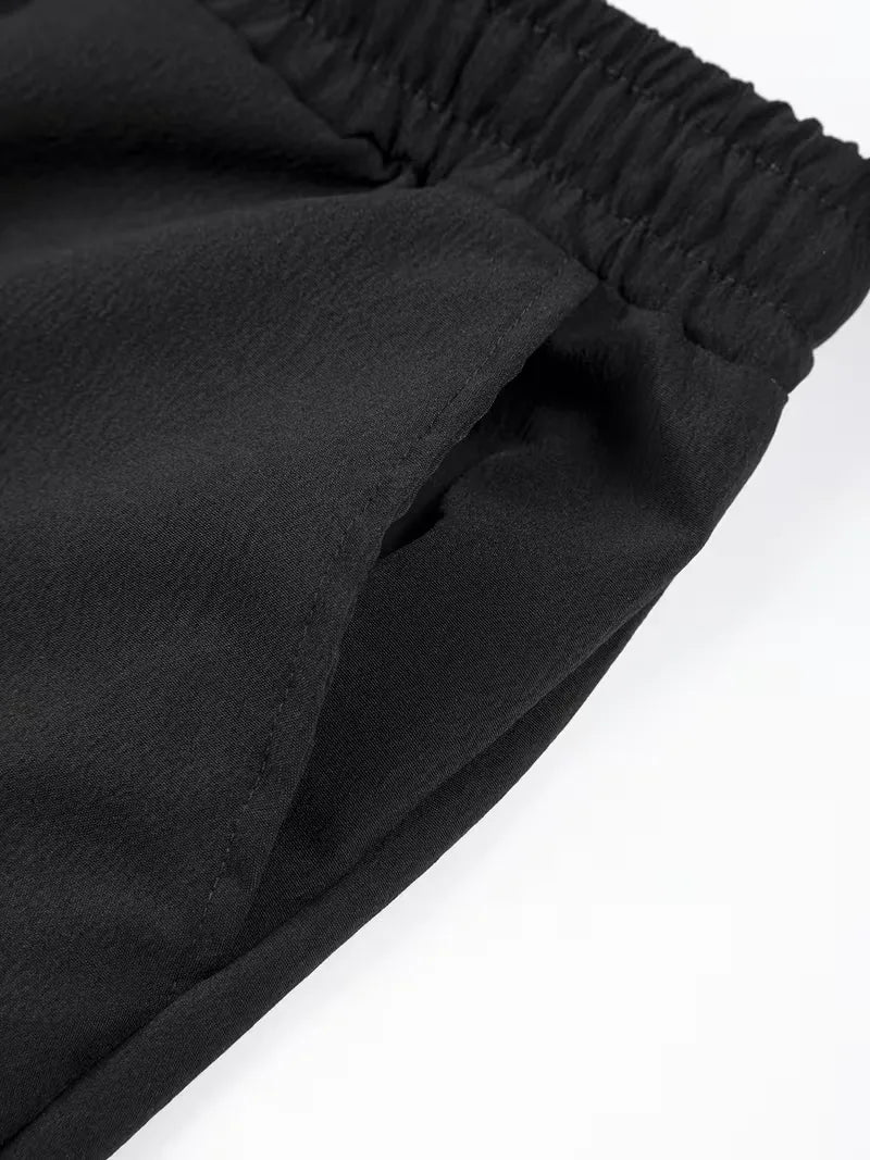 Shorts met elastische tailleband