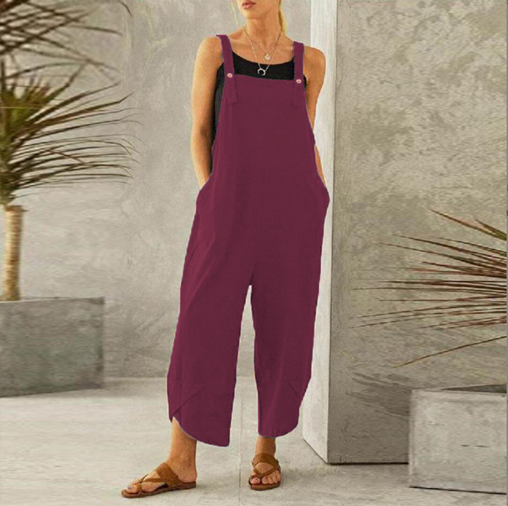 Anneken | Comfortabele Dungaree Dames Jumpsuit