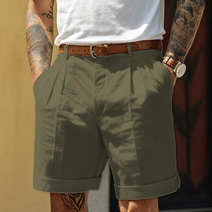 Heren Korte Broek - Elegante Stijl - Licht en Ademend Materiaal - Perfect voor de Zomer